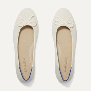 Rothy’s Women's The Flat - Cream - Size 8 - NEW